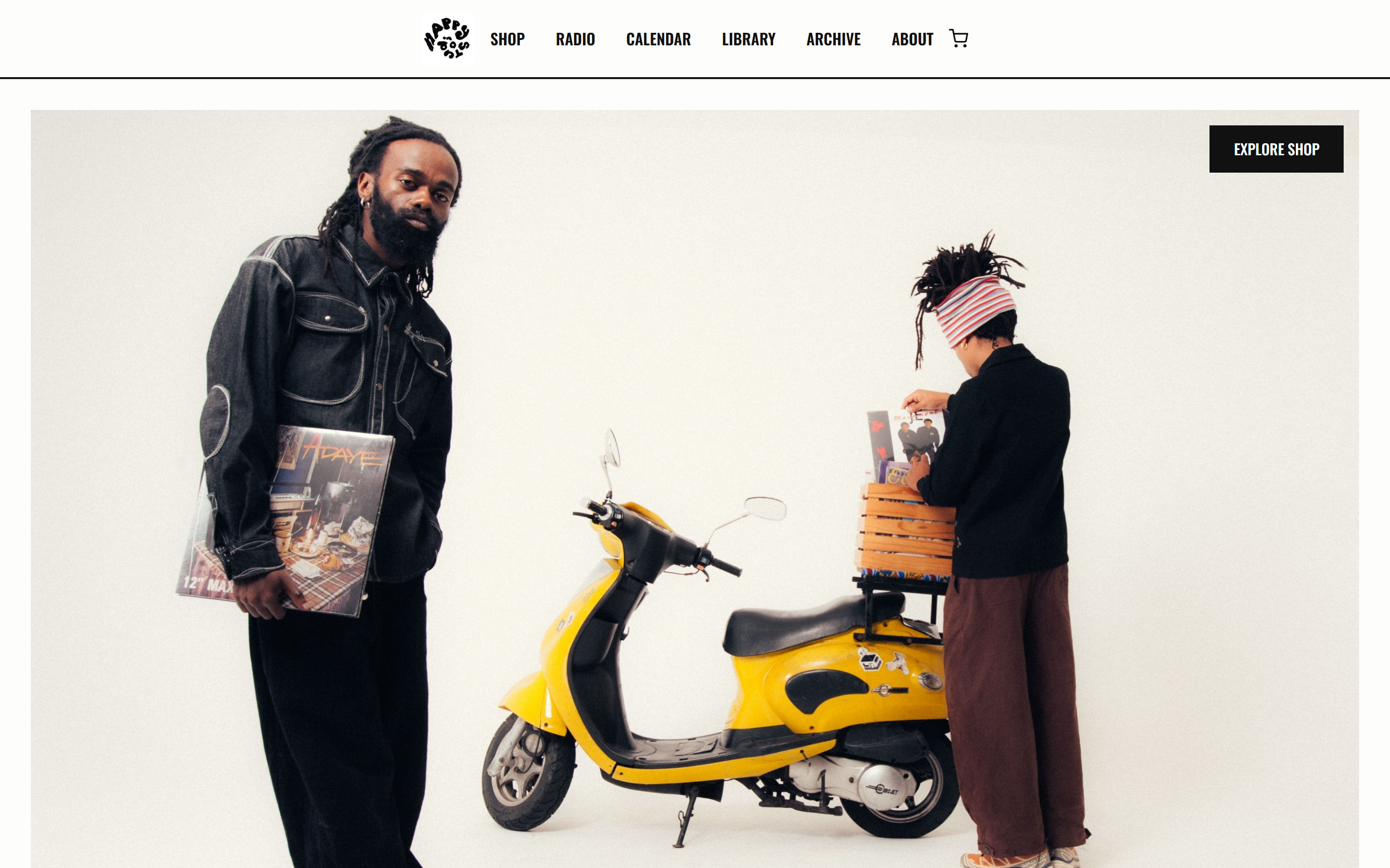 Nappy Studio — live homepage